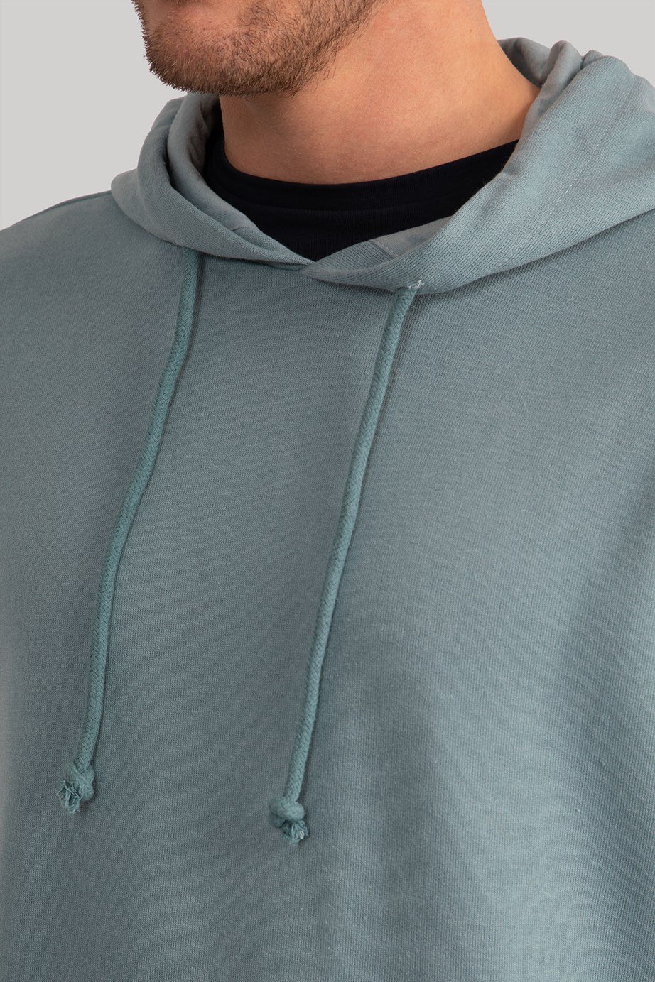Kapüşonlu Basıc Sweatshirt
