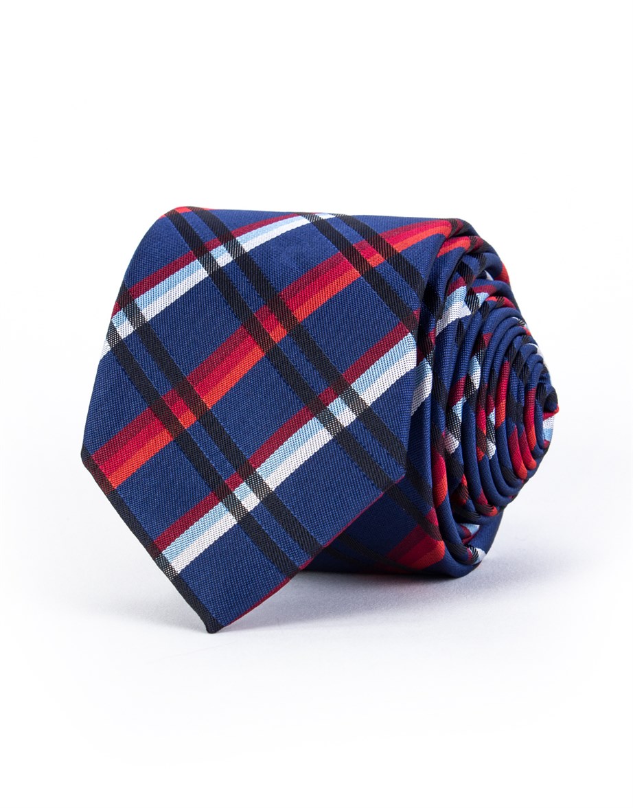 TIE NARROW CHECK-   KRAVAT TIE