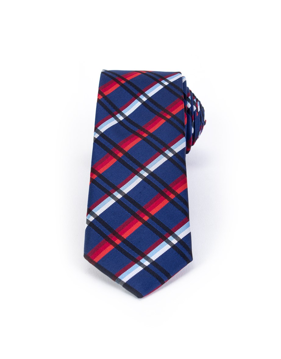 TIE NARROW CHECK-   KRAVAT TIE