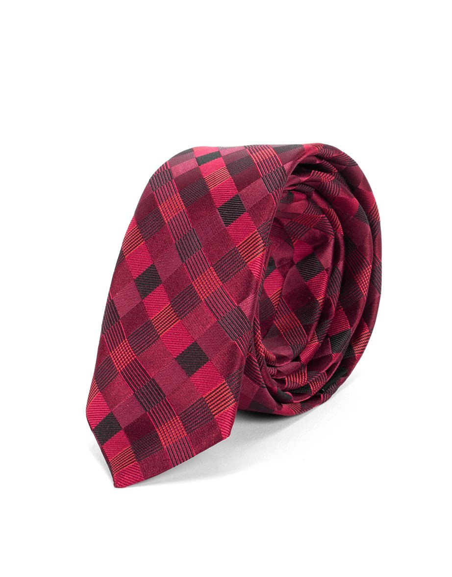 TIE NARROW CHECK-   KRAVAT TIE
