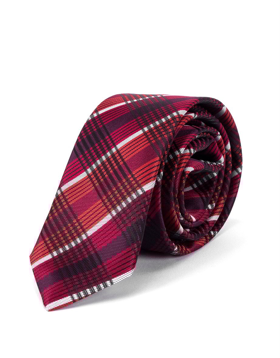 TIE NARROW CHECK-   KRAVAT TIE
