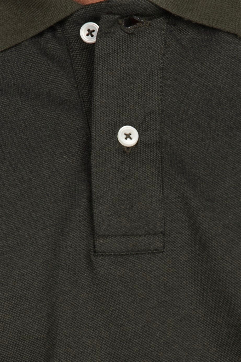 Slim Fit Düz Polo Yaka Erkek T-Shirt