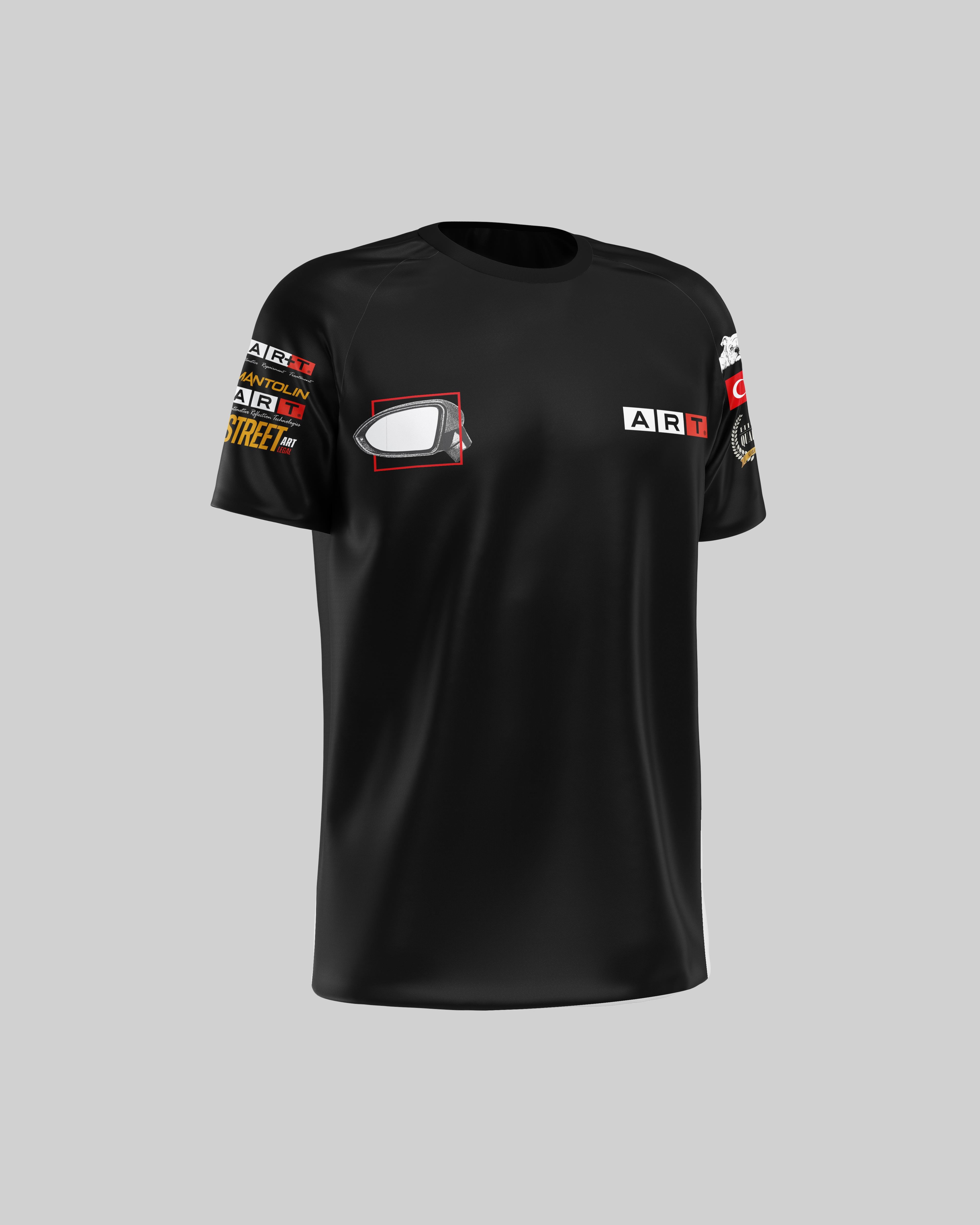 ART OTOMOBİL OVERSIZE SİYAH TSHIRT