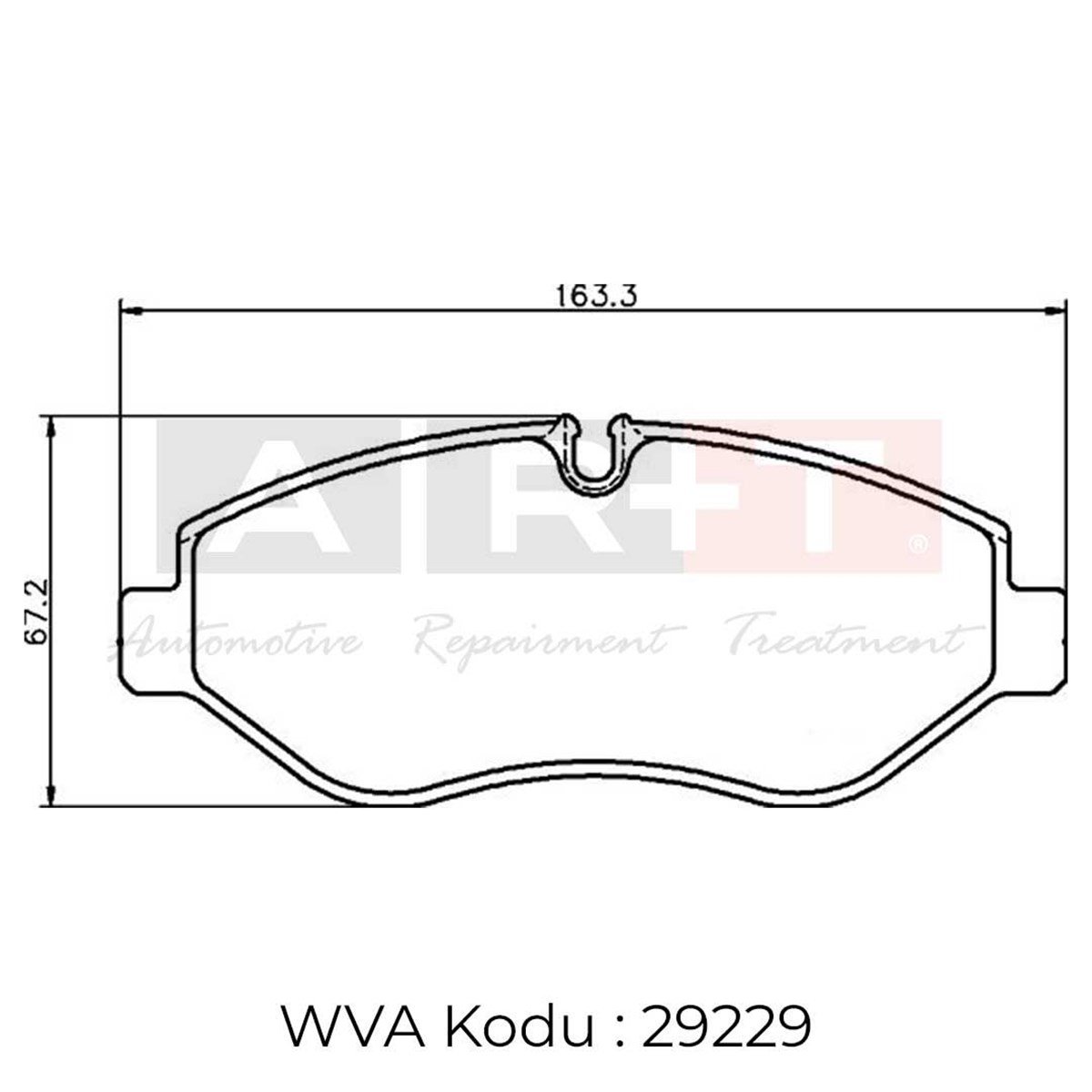 Balata Iveco Daily III Daily IV Daily V C L S(06-) 2.300kg - 3.000 kg Daily (14-) Ön