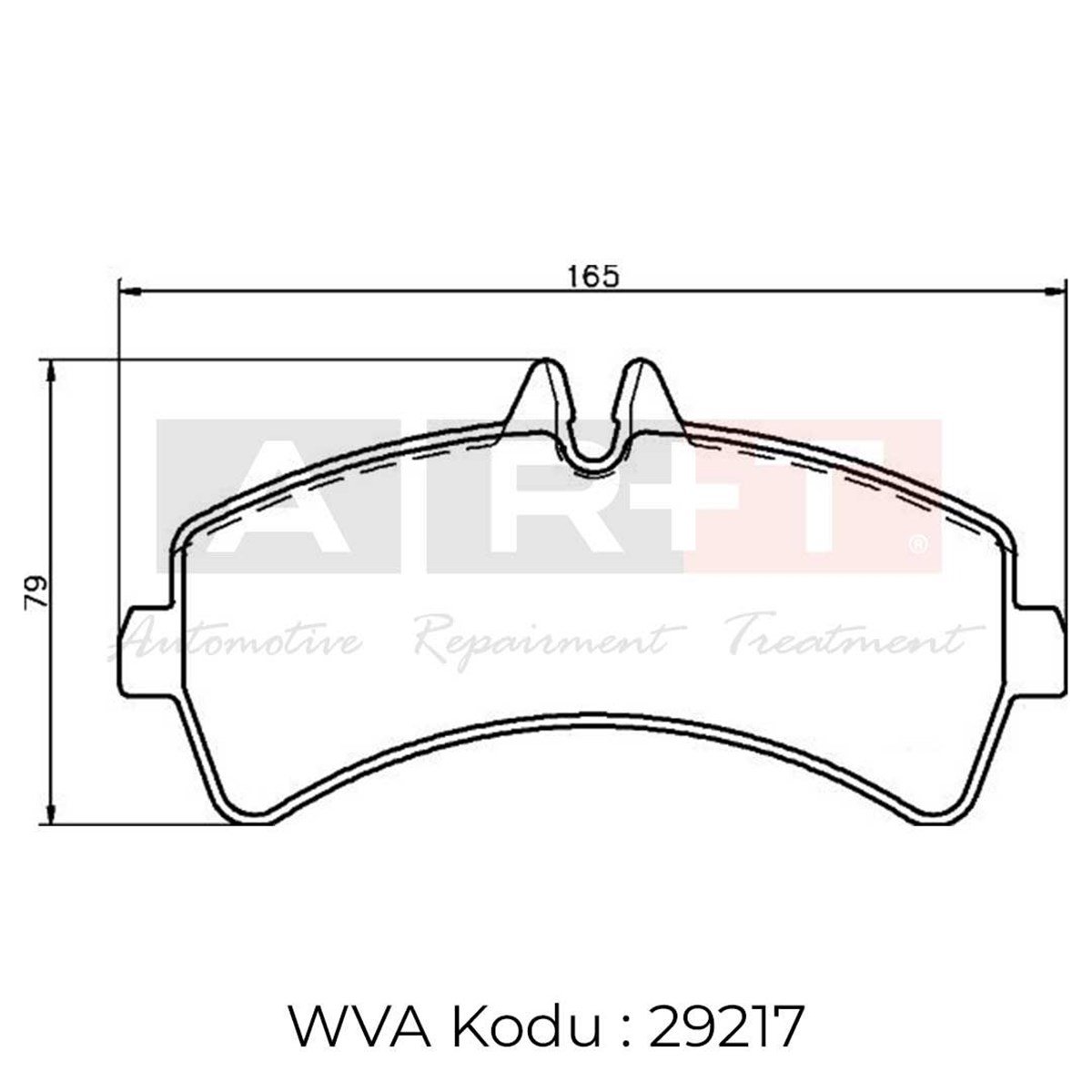 Balata VW Crafter (06-) Çift Teker Mercedes Sprinter (06-) Çift Teker Arka