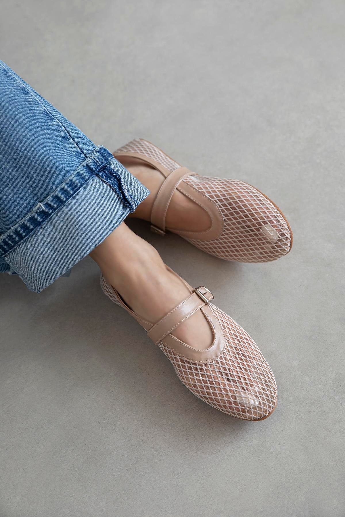 Carol Kadın File Detay Dantel Babet Ten