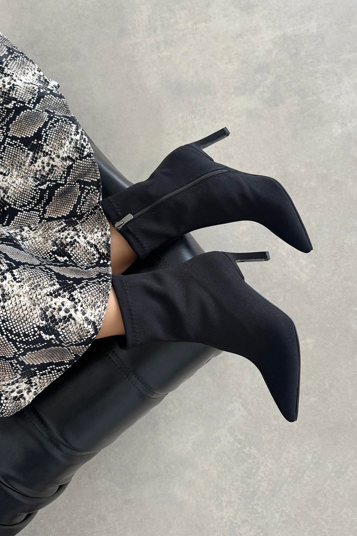 Erıca Kadın Streç Kumaş Bot Siyah