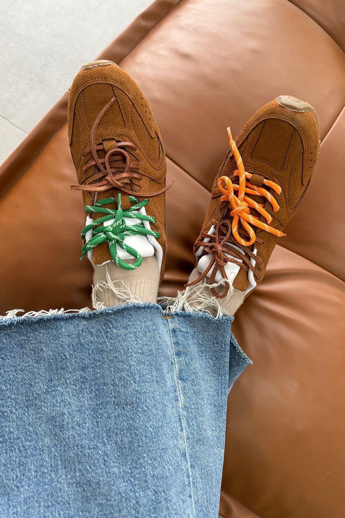 Lera Kadın  Süet Spor Ayakkabı Taba