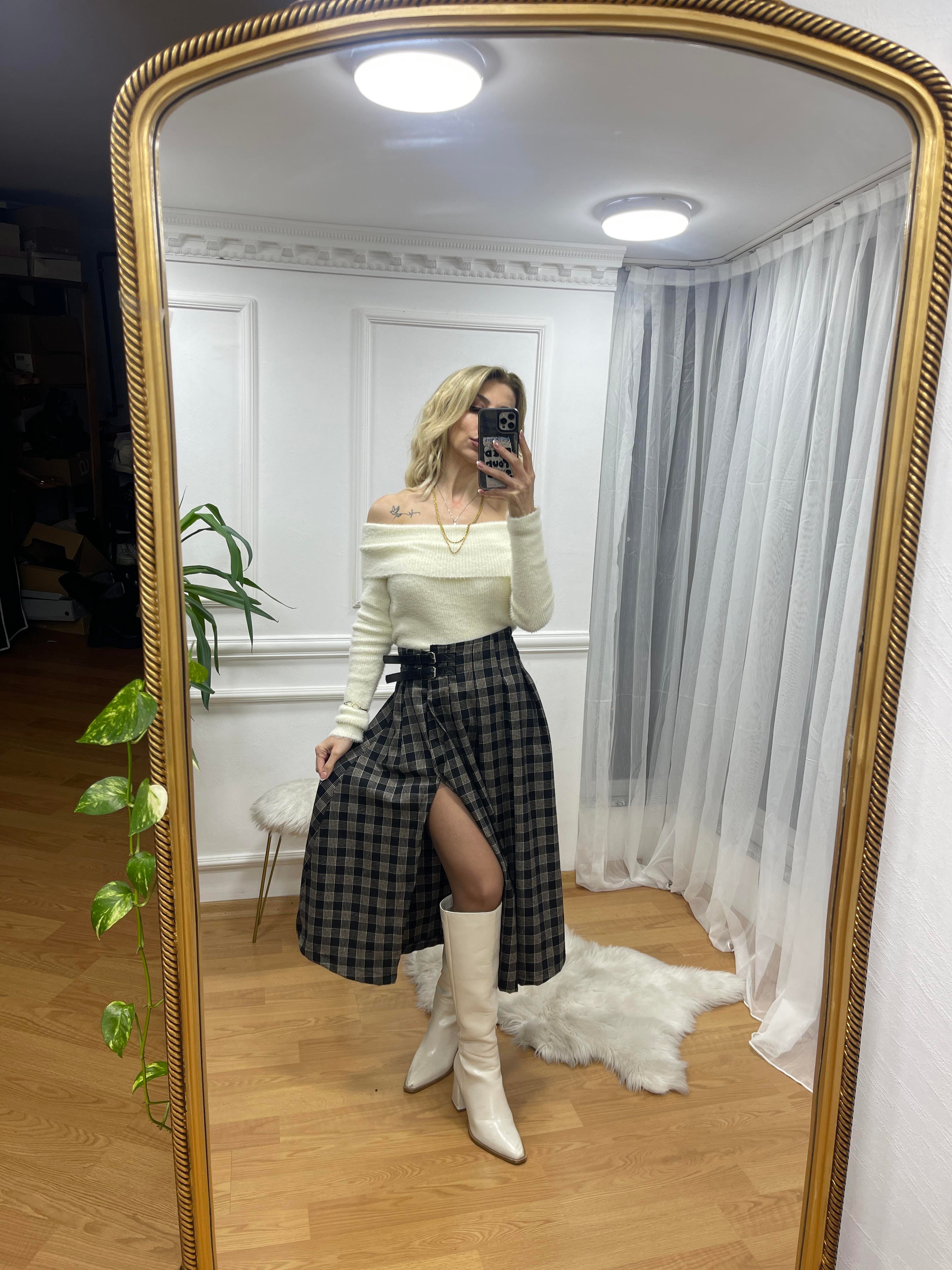 KADIN KÜÇÜK EKOSELİ MİDİ BOY ETEKModa AkımıEtek