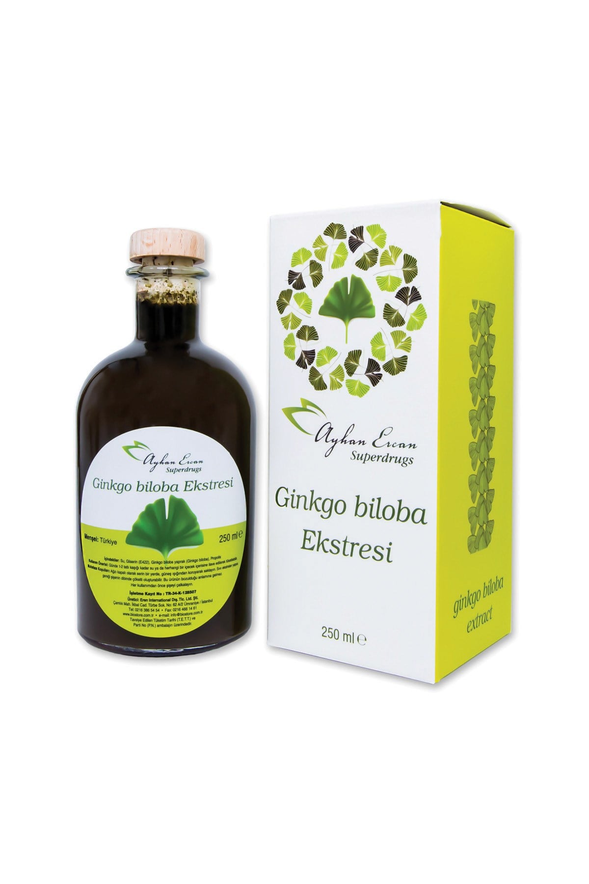 AYHAN ERCAN Gingko Biloba Ekstresi 250ml