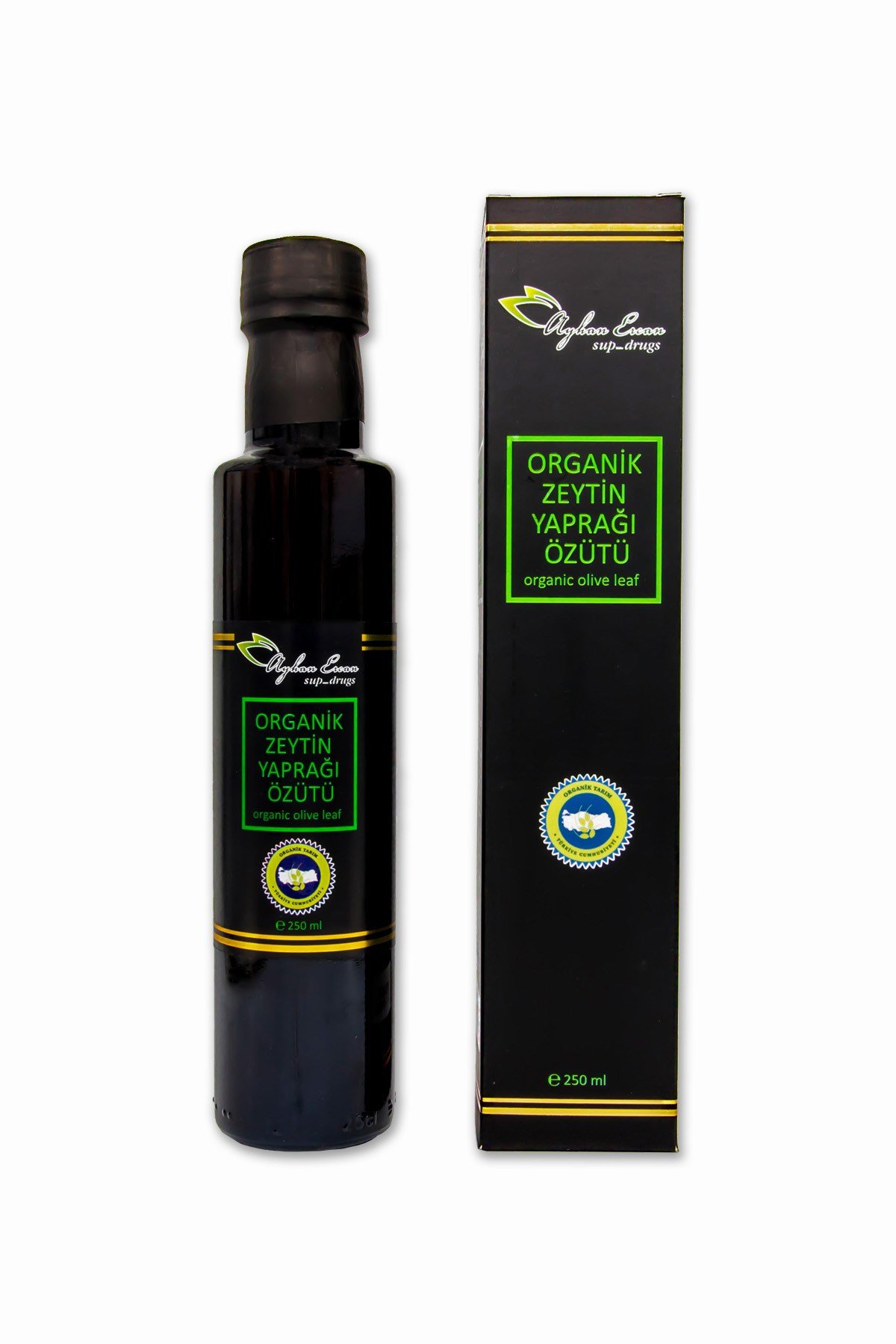 AYHAN ERCAN Superdrugs Organik Zeytin Yaprağı Özütü 250 mL