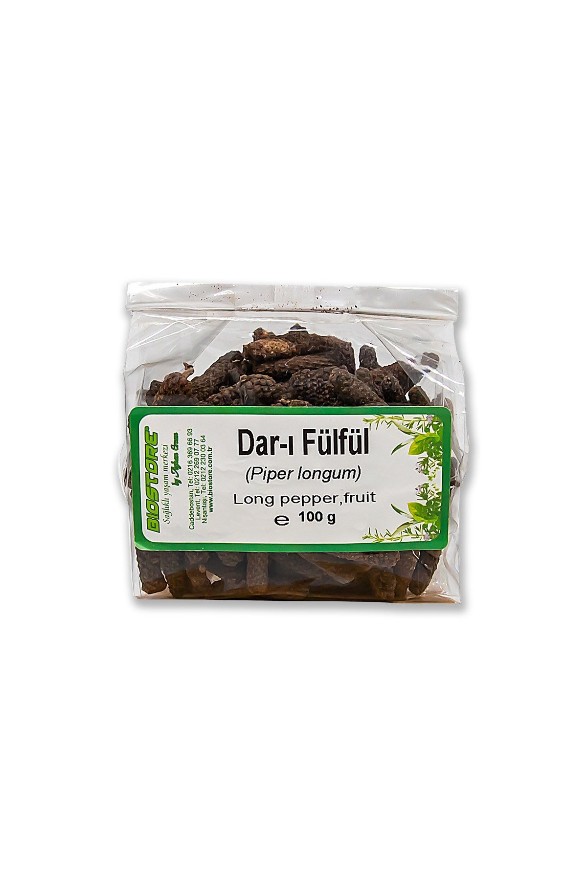 BIO STORE Dar-ı Fülfül Tane 100 g