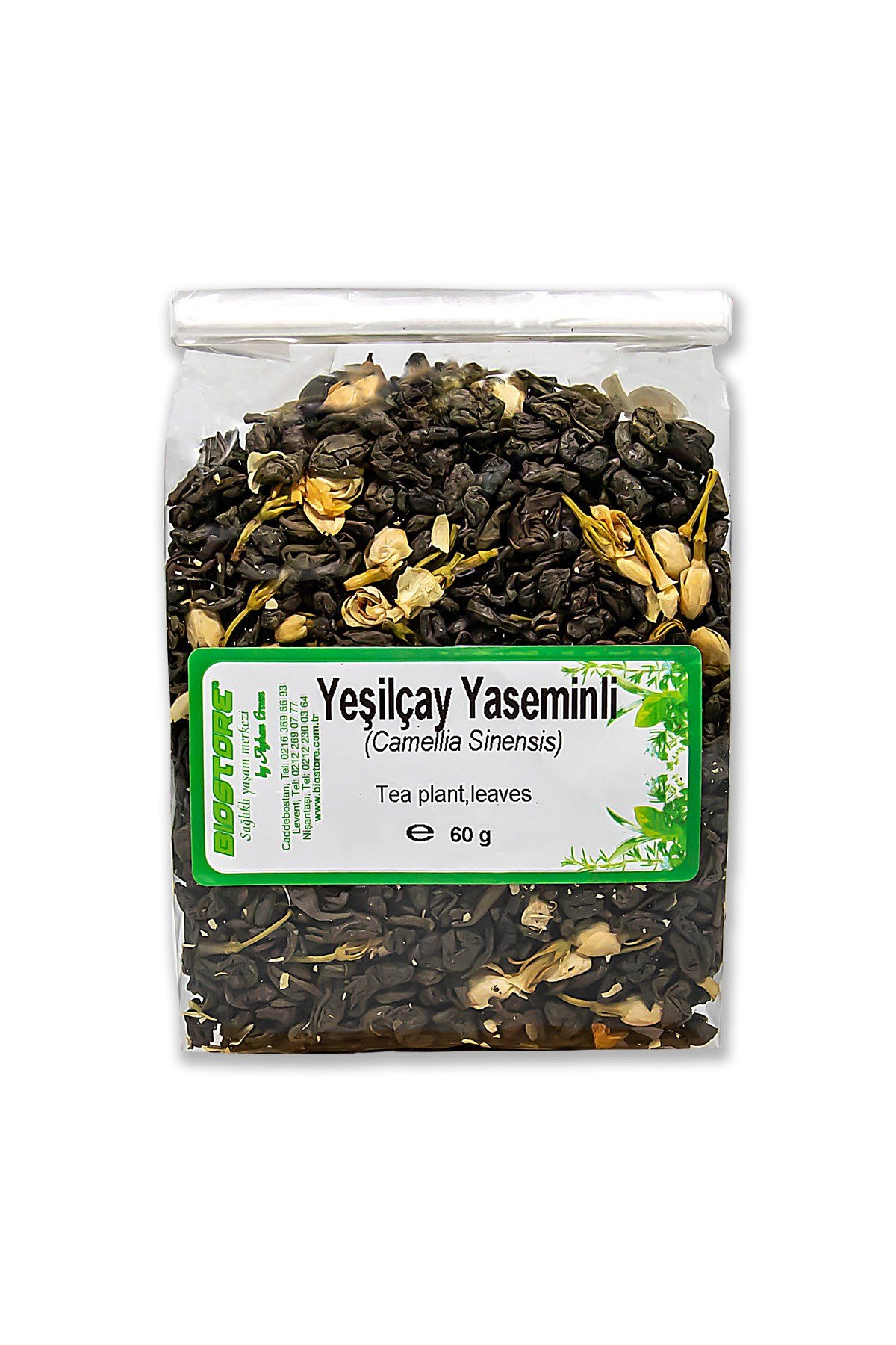 BIO STORE Yeşil Çay Yaseminli 60 g
