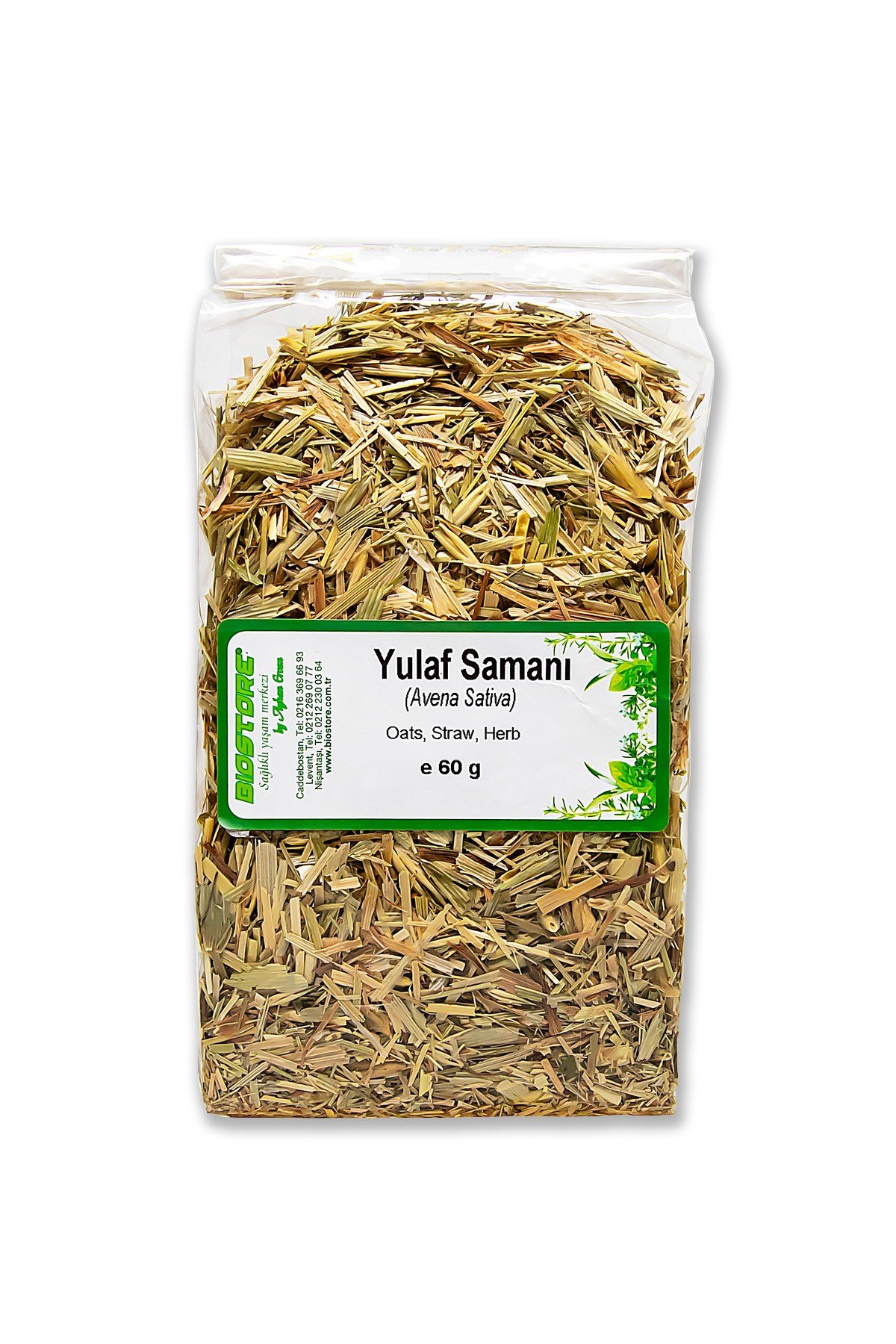 BIO STORE Yeşil Yulaf Samanı 60 g