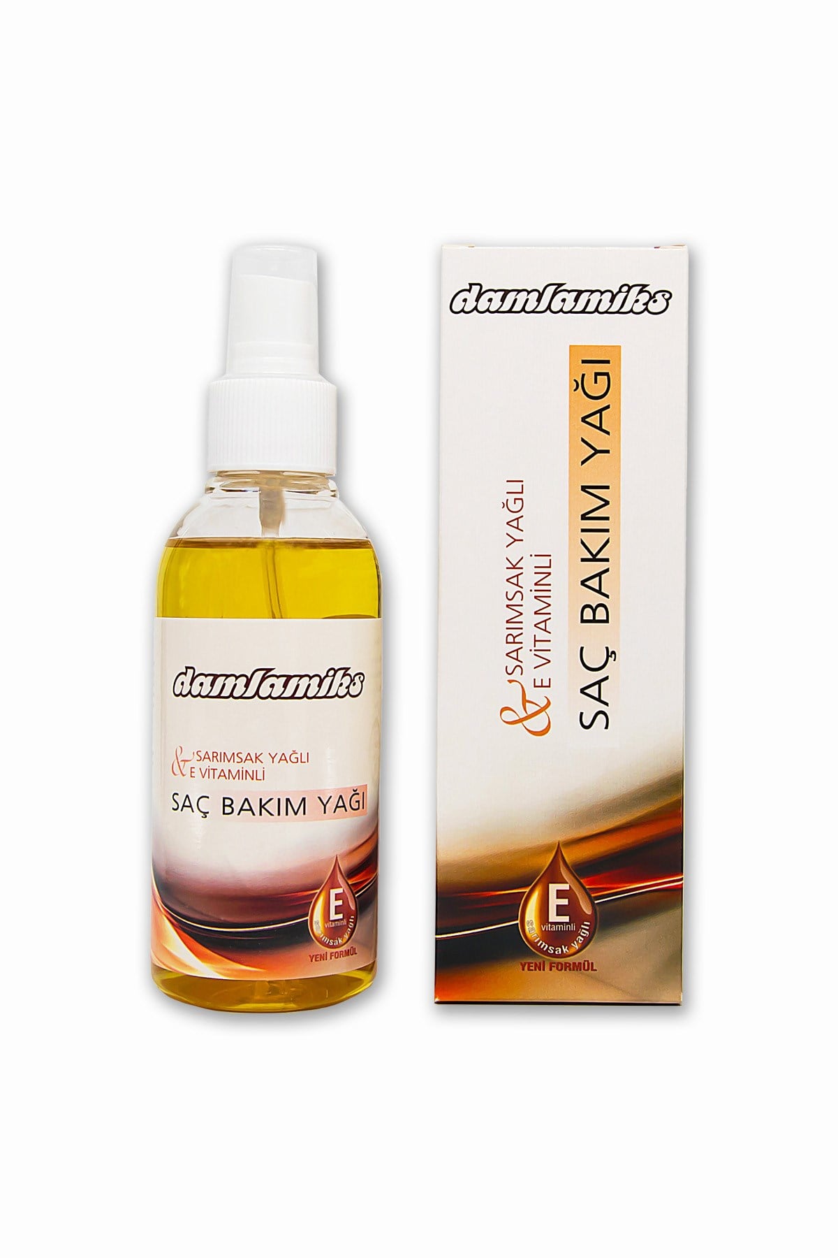 DAMLAMİKS Sarımsak Yağlı ve E Vitaminli Saç Bakım Yağı 150 ml