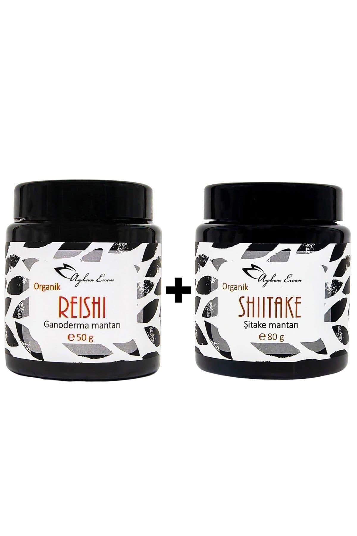 Organik Reishi Ganoderma Mantarı 50 G + Organik Shiitake Mantarı 80 G