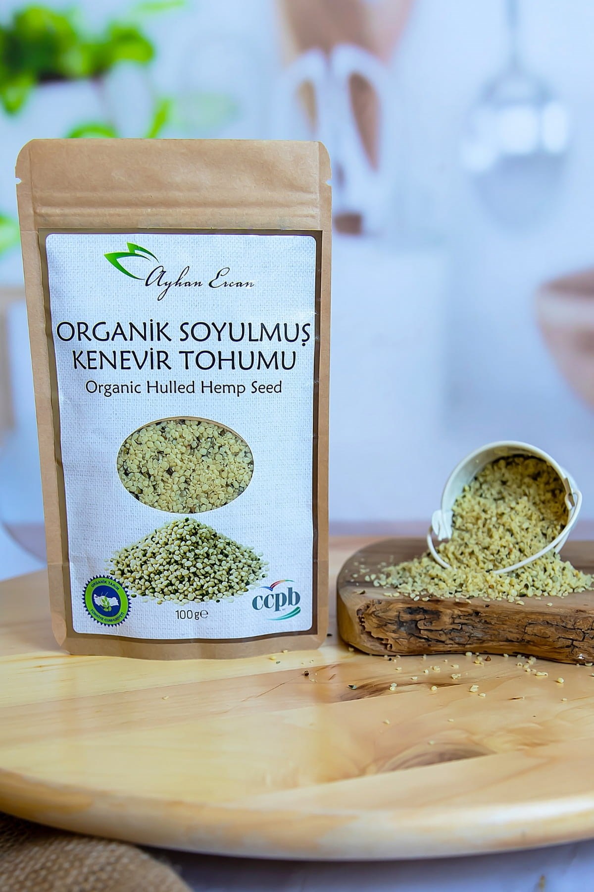 Organik Soyulmuş Kenevir Tohumu 100 G (Hulled Hemp Seed)