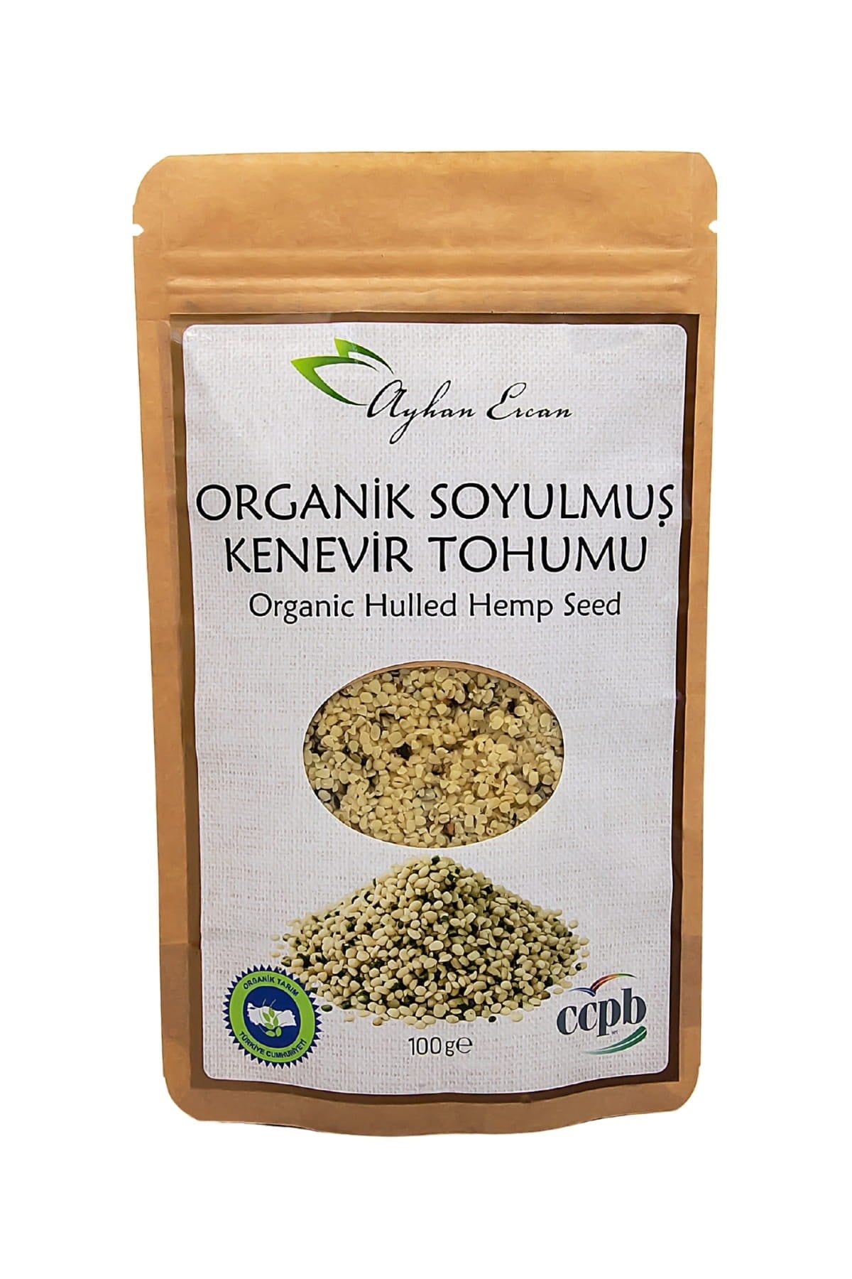 Organik Soyulmuş Kenevir Tohumu 100 G (Hulled Hemp Seed)