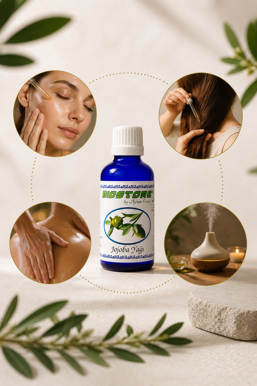 Soğuk Sıkım Saf Jojoba Yağı 50 ml