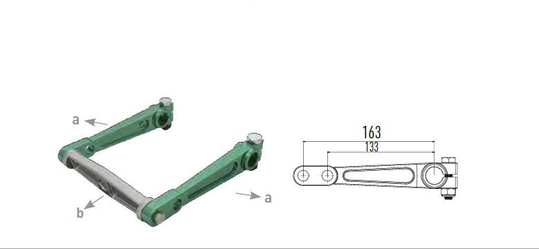 FRENLİ DİNGİL ARA KOL SETİ 22mm