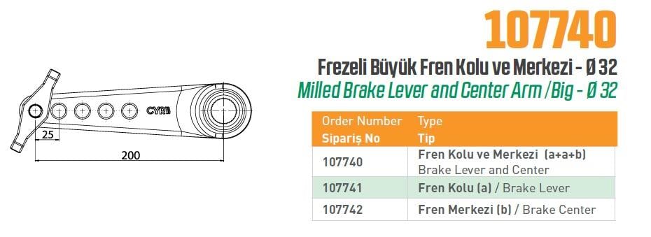 Frezeli Fren Merkezi Büyük