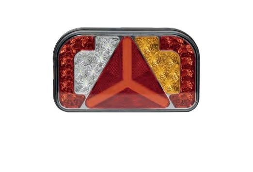 STOP LAMBA E BELGELİ LEDLİ KARAVAN 23*13 cm ÜÇGEN REFLEKTÖRLÜ 