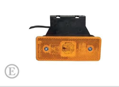 STOP LAMBA E BELGELİ YAN SIDEMARKER LEDLİ BRAKETLİ 12V