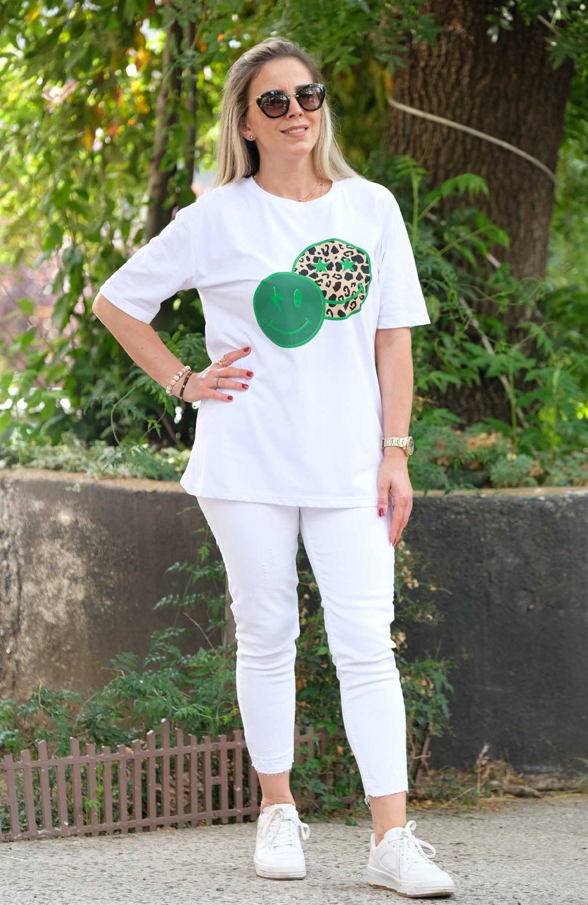 Baskı Detaylı T-Shirt
