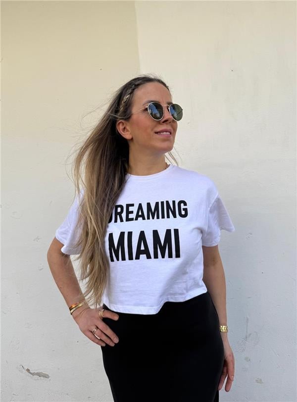 Baskılı Crop Tshirt
