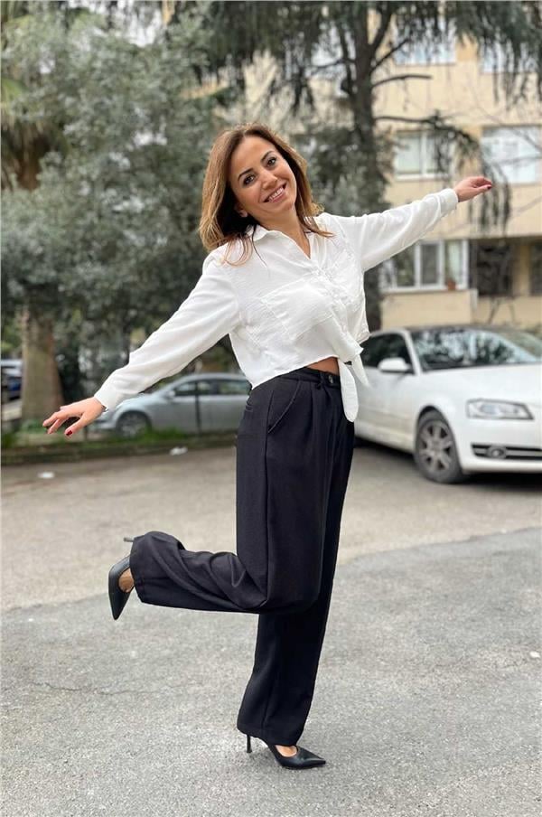 Çift Pile Dokuma Pantolon