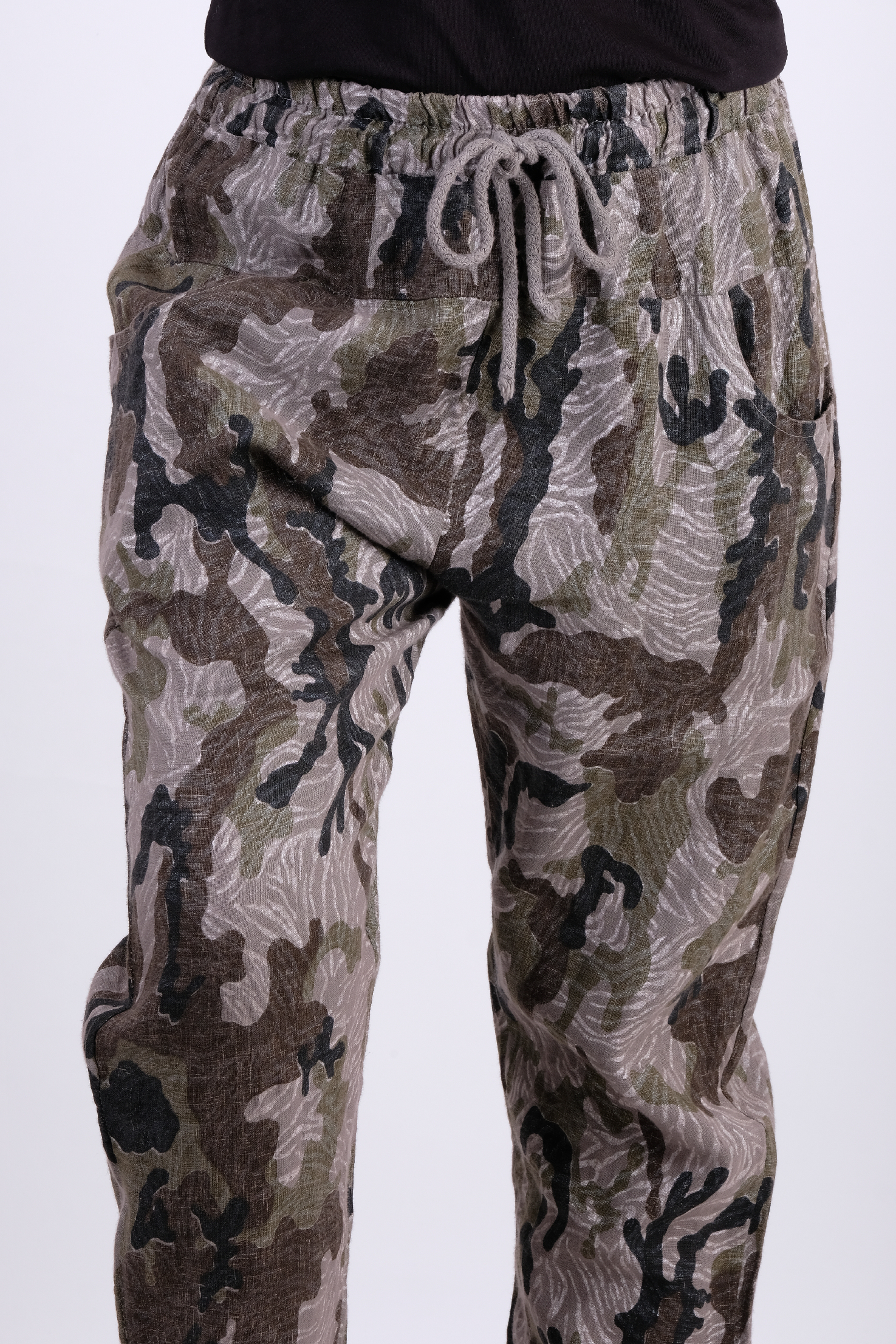Kamuflaj Desen Keten Pantolon