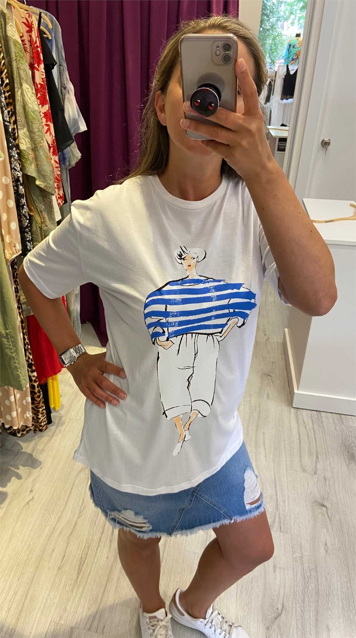 Kız Baskılı Tshirt