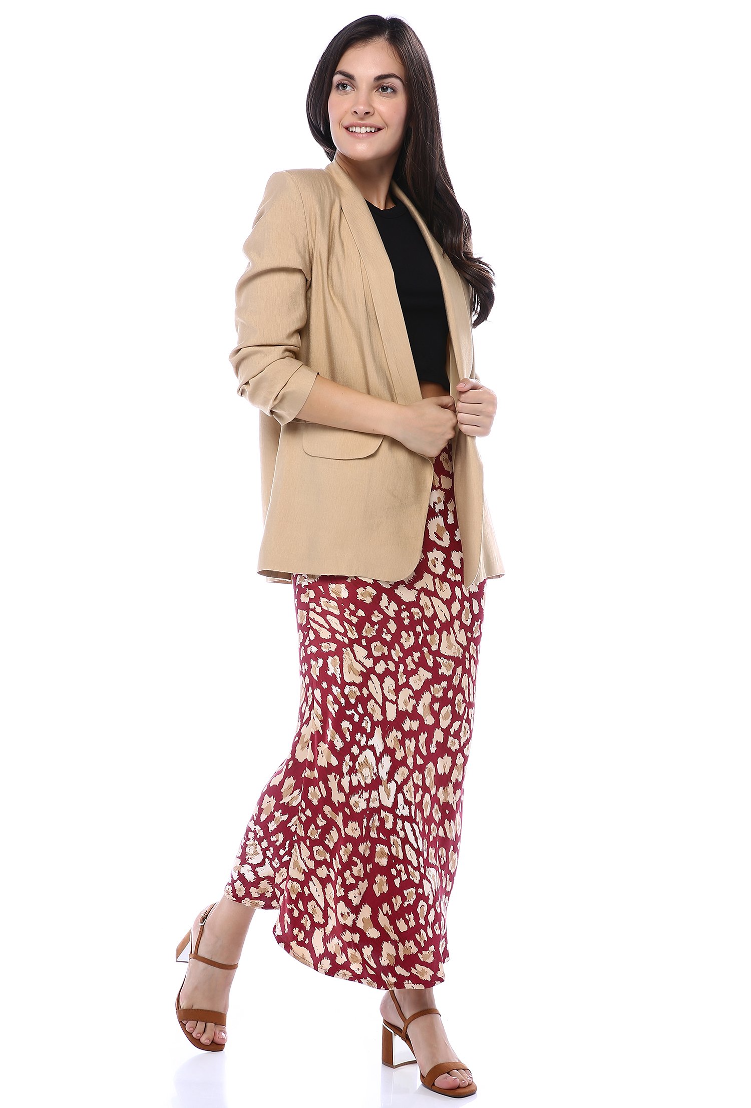 Kolları Büzgülü Smokin Ceket