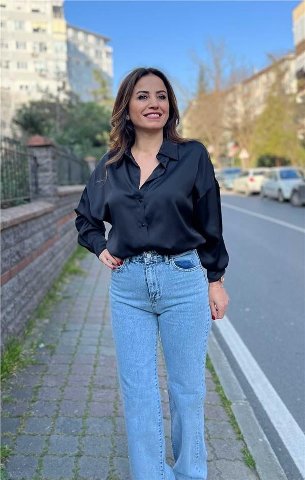 Siyah Salaş Gömlek