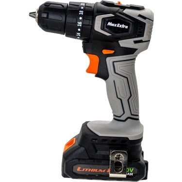 Akülü MatkaplarMAX EXTRA MX1830 ÇİFT AKÜLÜ 1.5 AH DARBELİ MATKAP
