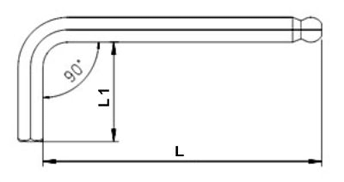 Allen AnahtarlarİZELTAŞ 5mm YUVARLAK BAŞLI ALLEN ANAHTAR