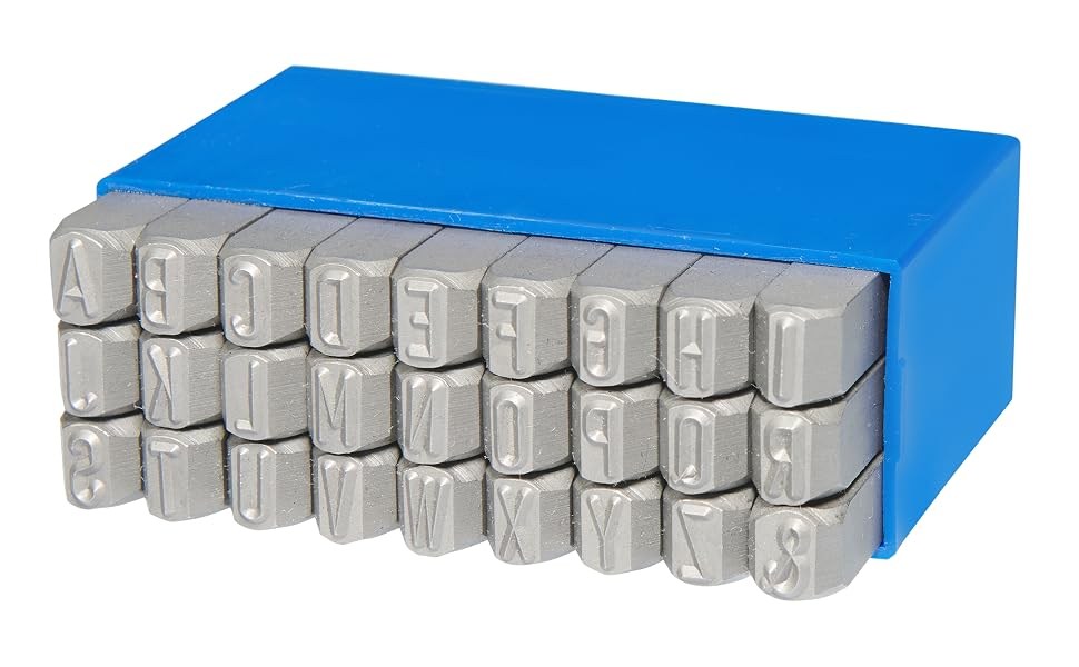 Çelik HarfGRAVUREM-S 10 MM ALMAN HARF SETİ 27 Lİ