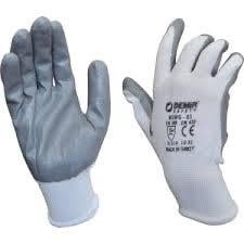 EldivenlerDEMİR SAFETY NİTRİL ELDİVEN GRİ BEYAZ NO:10 - D007