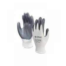 EldivenlerDEMİR SAFETY NİTRİL ELDİVEN GRİ BEYAZ NO:10 - D007