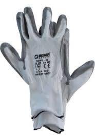 EldivenlerDEMİR SAFETY NİTRİL ELDİVEN GRİ BEYAZ NO:10 - D007