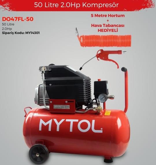 Hava KompresörleriMYTOL 50 LT YAĞLI HAVA KOMPRESÖRÜ 2 HP