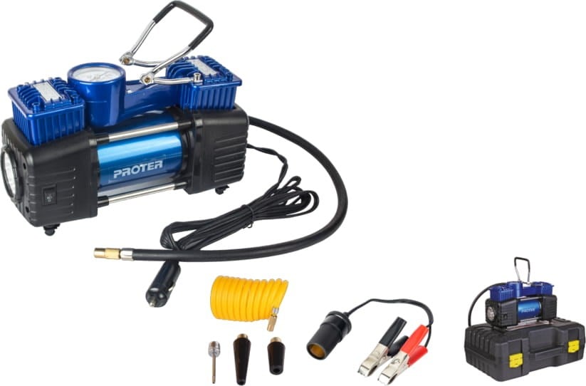 Hava KompresörleriPROTER PR 252 ÇİFT PİSTONLU LASTİK ŞİŞİRME KOPMPRESÖRÜ