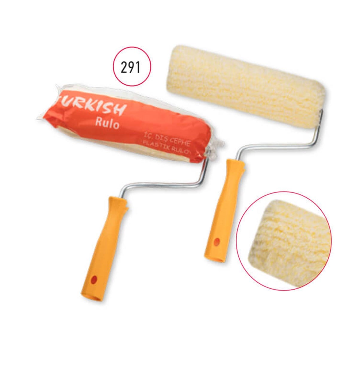 Rulo ÇeşitleriTURKISH RULO 25 cm İÇ-DIŞ CEPHE PLASTİK RULO