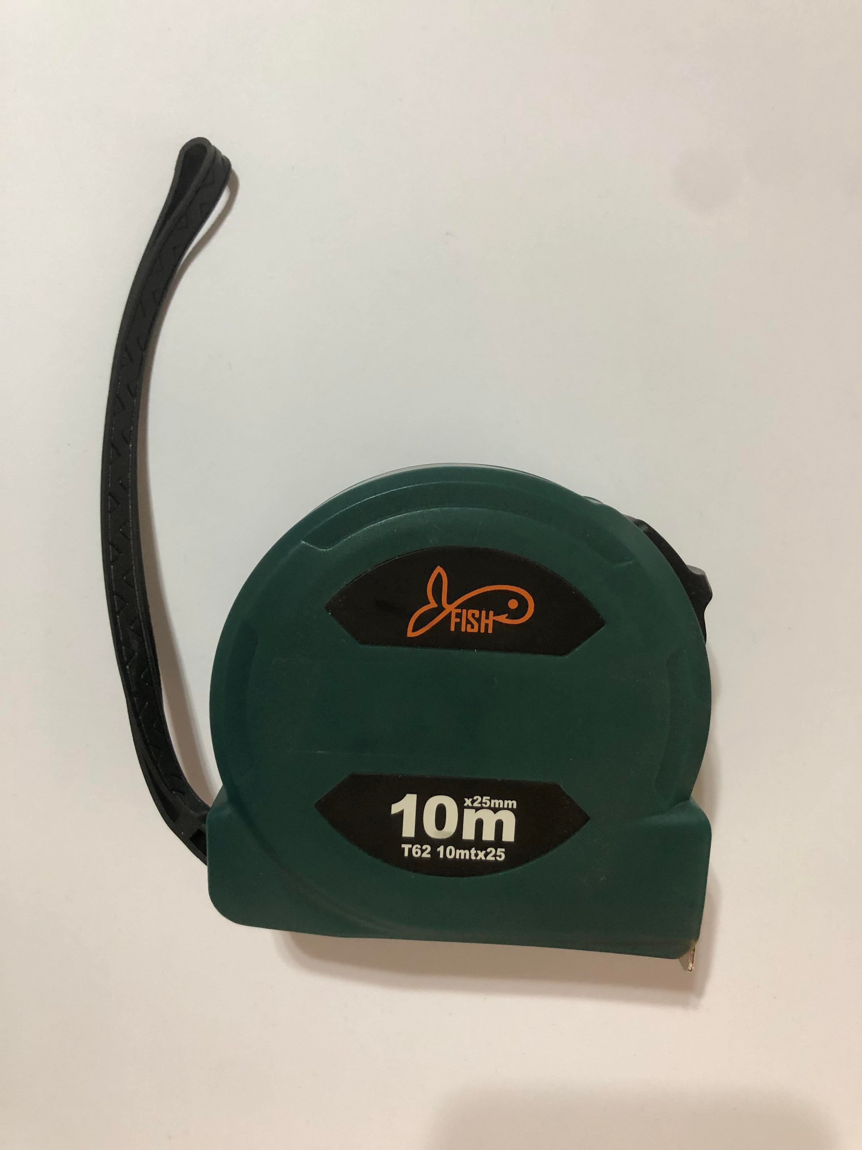 Şerit MetrelerFİSH ÇELİK ŞERİT METRE 10 MT X 25 MM