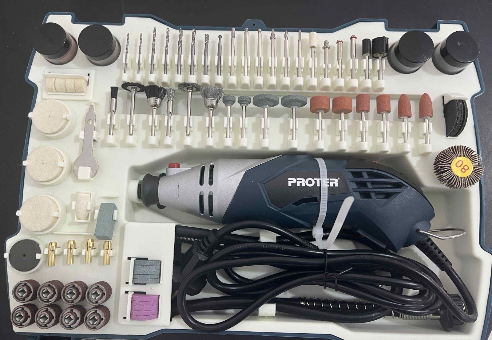Zımpara-Polisaj ve Taş MotorlarıPROTER PR 190 MK MİNİ GRİNDER MİKRO KALIPÇI SETİ