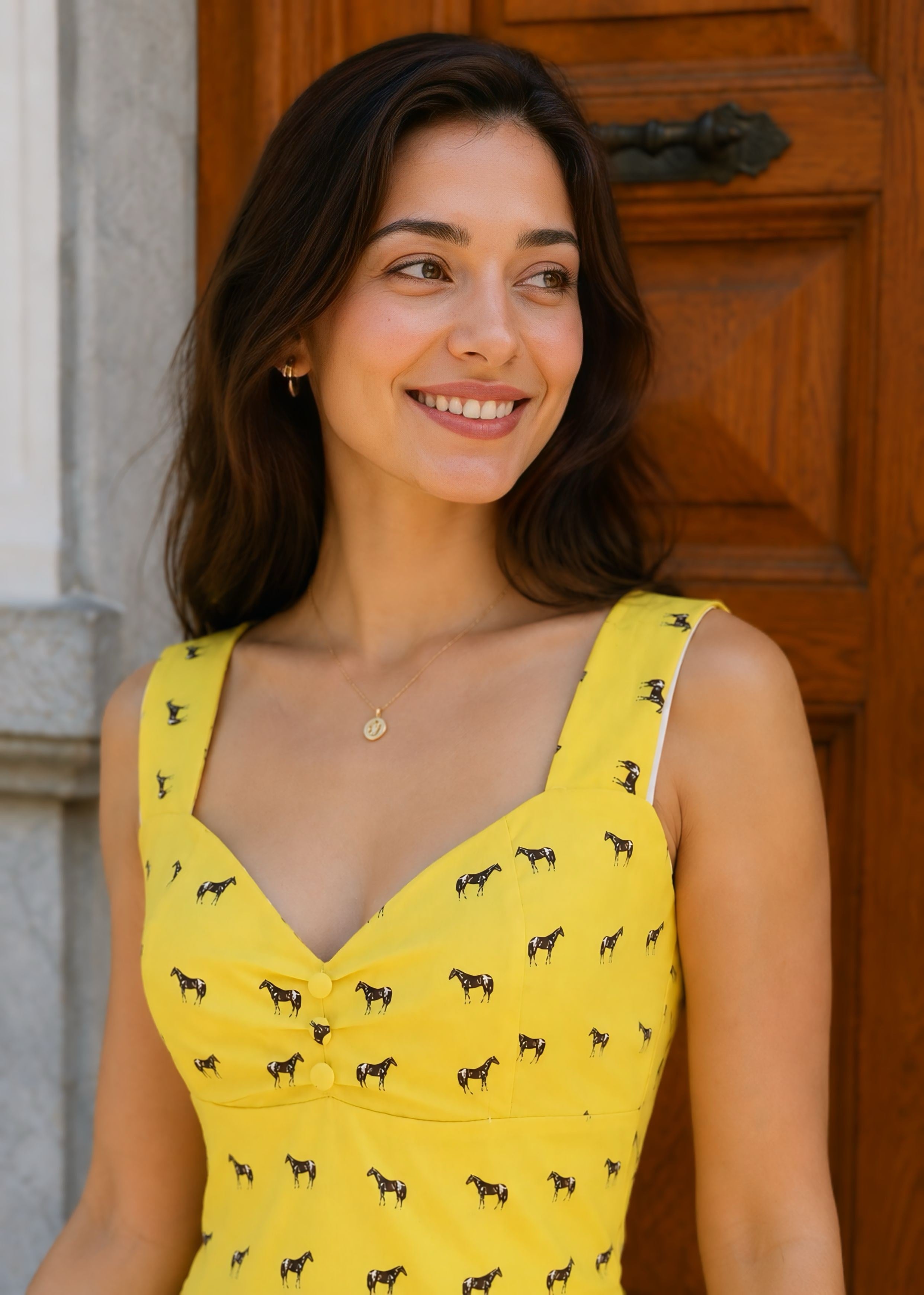 Angel Sarı Elbise
