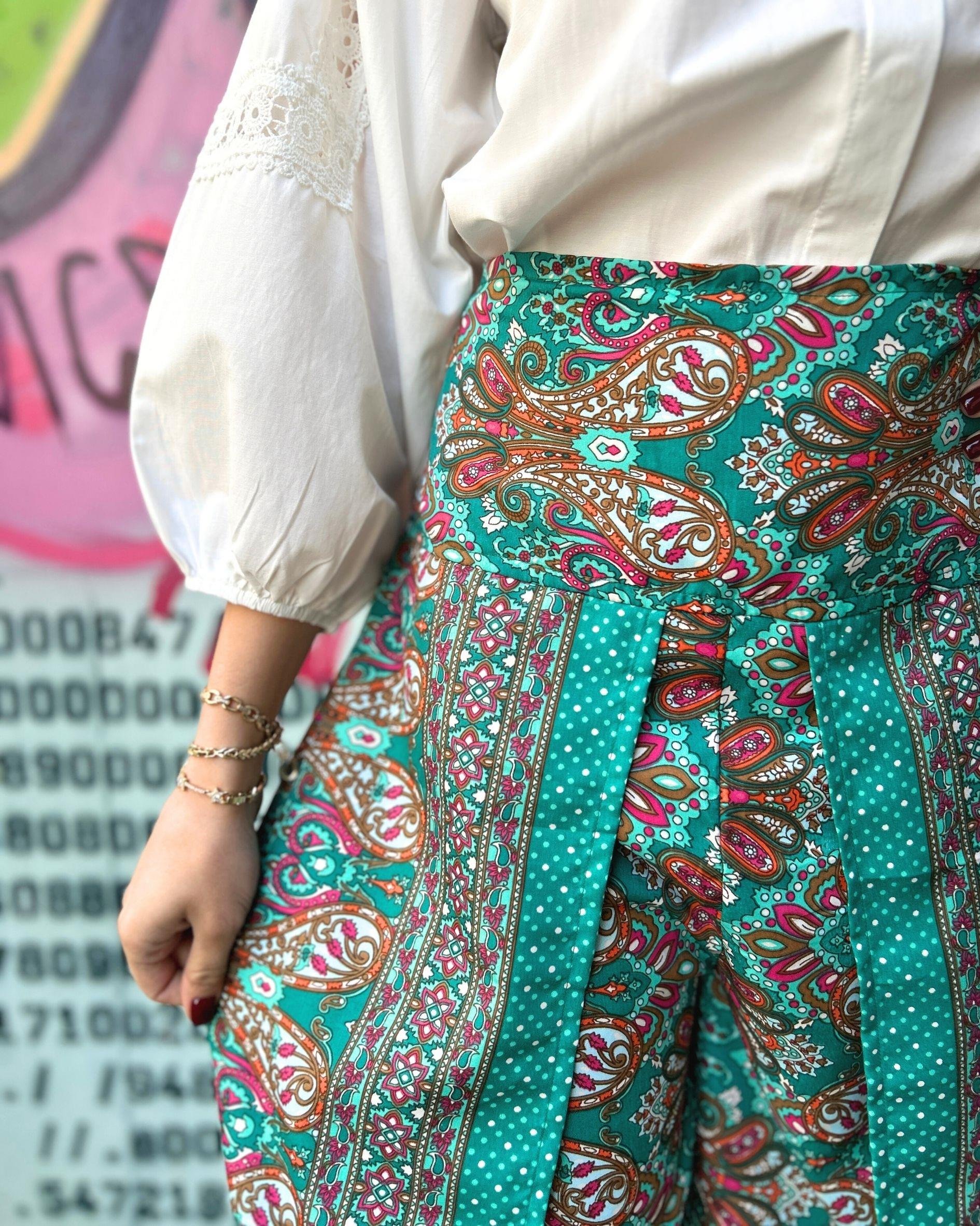 Bohem Stil Pantolon Etek