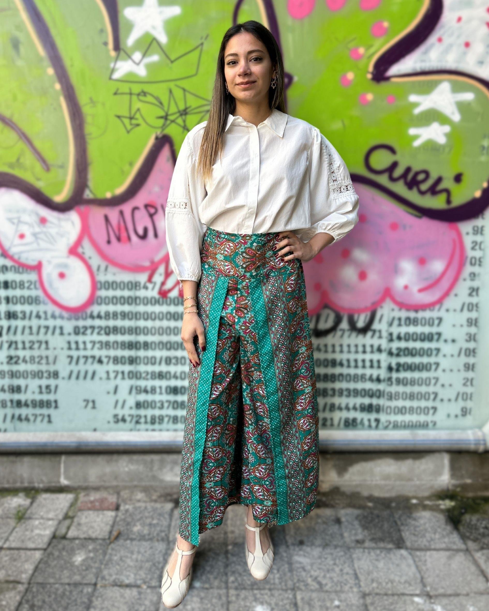 Bohem Stil Pantolon Etek