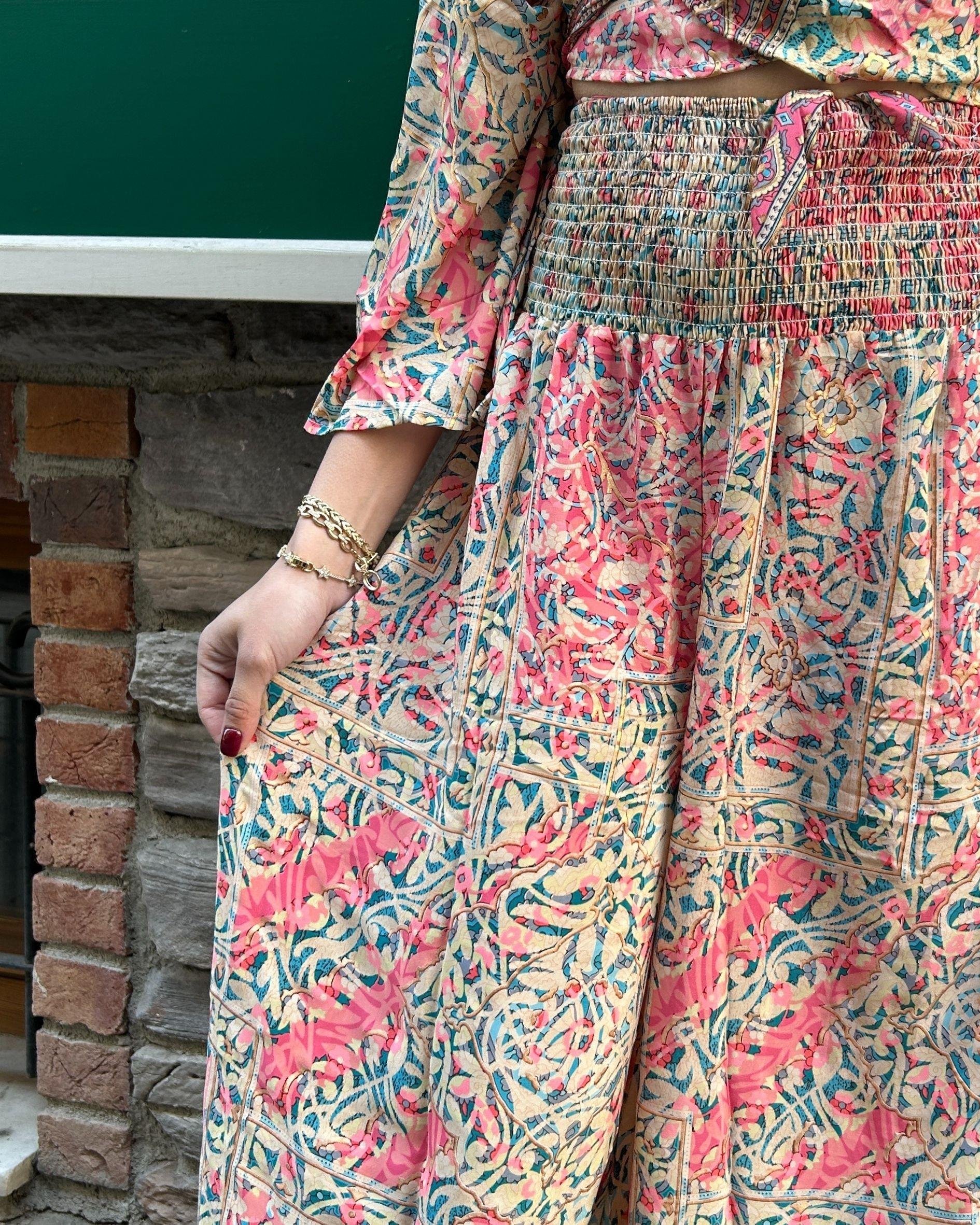 Boho Stil Geniş Paça Tulum
