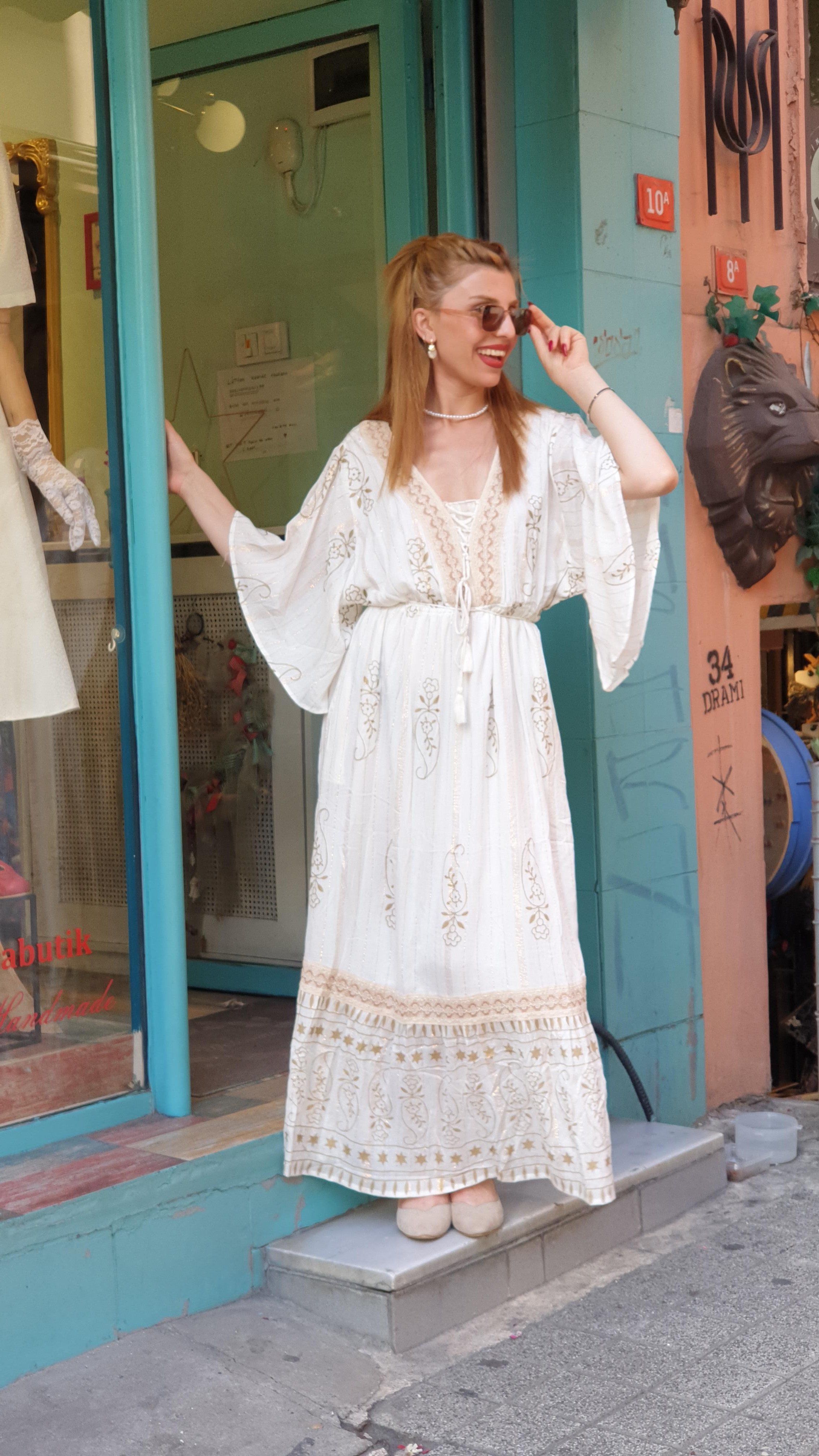 Çiçek Desenli Elbise